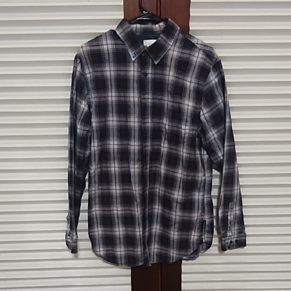 Ben Sherman Dark Plaid Button-Down Shirt